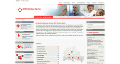 Desktop Screenshot of drk-kliniken-berlin.de